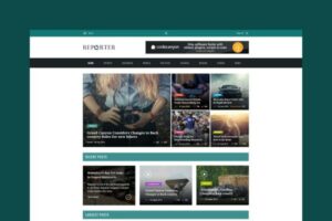 Max Reporter - HTML Magazine Template Magazine / News