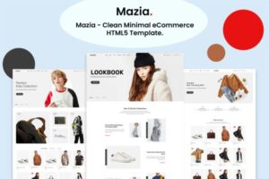 Mazia - Clean Minimal eCommerce HTML5 Template Mazia – Template for multipurpose Fashion, apparel, sunglasses, sunglasses, accessories,store etc