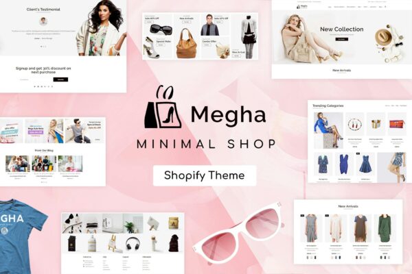 Megha - Fashion Store Shopify Responsive Fashion Shopping, eCommerce Store Shopify Theme. Luxury Gadgets, Fashion Accessory Theme