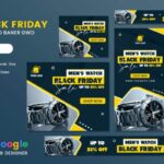 Men Watch Black Friday Sale HTML5 Banner Ads GWD Men Watch Black Friday Sale HTML5 Banner Ads Google Web Designer