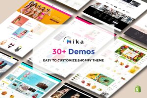 Mika - Multipurpose Sectioned Shopify Theme Multipurpose Shopify Theme. Multi Niche Demos Included. Fashion, Kids, Toys, Beauty, Electronics...