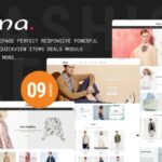 Mina Fashion Shopify Theme Shopify Theme Sections, Multiple layout header, footer, shopify theme