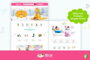 Mini Me - Baby, Kids Care Products Shopify Theme Baby, Infant Health Care Products! Shampoo, Tooth Brush, Diapers, Toys, Water Bottles, Soaps etc.,