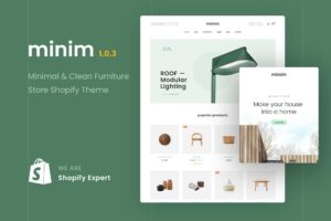 Minim – Minimal & Clean Furniture Store Minimal & Clean Furniture Store Shopify Theme (Mobile Friendly)