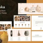 Moca - Ceramic Pots, Handmade Artist Shopify Theme Responsive Shopify eCommerce Template, Best for Handicrafts, Handmade Jewels & Furniture Products.