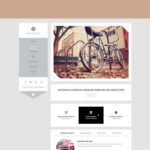 Momental - Vertical Menu HTML5 Template Vertical Navigation HTML Template