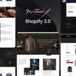 MrTevor - Blazer Clothing and Fashion ShopifyTheme Glamourous,Seasons trail, Ethnic,Cultural fusion,Modern shopify theme, Elegant Fashion, lifestyle.