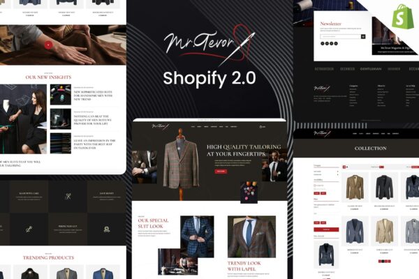 MrTevor - Blazer Clothing and Fashion ShopifyTheme Glamourous,Seasons trail, Ethnic,Cultural fusion,Modern shopify theme, Elegant Fashion, lifestyle.