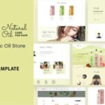 Natural Oil - Shopify Organic Hair Oil Store Theme Hair Oil, Serum, Cream & Makeup Products eCommerce. Hair Gel, Hair Care & Body, Skincare Solutions.