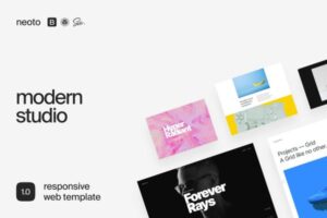 Neoto | Creative Studio Portfolio Template High Quality Creative Portfolio Template
