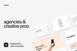 Nevo | Agency & Creatives Template Agency and Creative Professional Portfolio