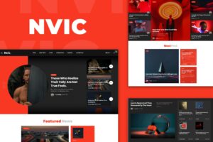 NVIC Blog and Magazine HTML Template