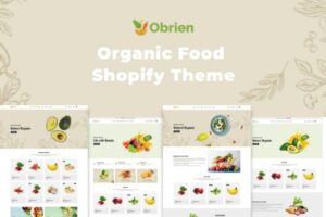 Obrien – Organic Food Shopify Theme Organic Food Shopify Theme is a modern, unique as well as responsive eCommerce Shopify theme.