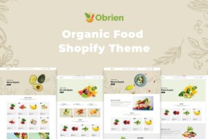 Obrien – Organic Food Shopify Theme Organic Food Shopify Theme is a modern, unique as well as responsive eCommerce Shopify theme.