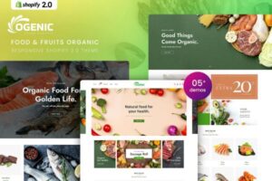 Ogenic - Food & Fruits Organic Shopify 2.0 Theme Food & Fruits Organic Responsive Shopify 2.0 Theme