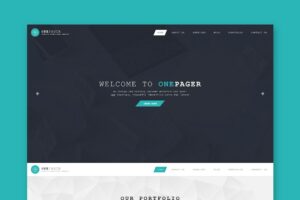 Onepager - Responsive One Page HTML Template Responsive One Page HTML Template