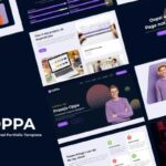 Oppa - Personal Portfolio Web Template Creative Personal Portfolio Web Template by Nathatype