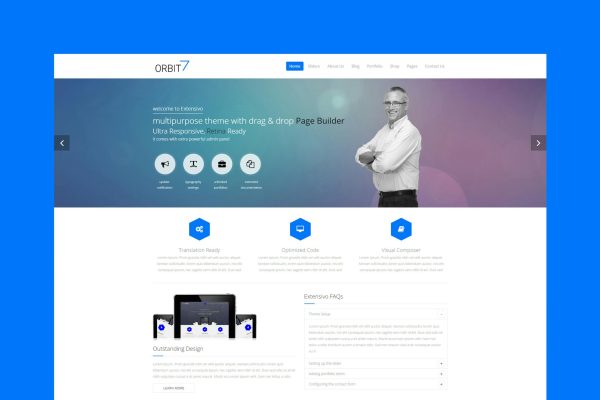 Orbit7 - Creative Multipurpose HTML5 Template Multipurpose Template