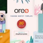Oreo Minimal Clean Shopify Theme Drag & Drop Shopify Theme Sections, Multiple layout header, footer, content
