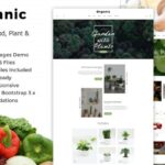 Organic - Plant, Flower & Food HTML5 Template Organic Plant Flower Food