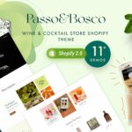 Passo Bosco - Wine Shop and Planter Store Shopify Drag & Drop Shopify Theme Sections, Product Upsell and Cross selling
