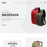 Payne - Backpack eCommerce HTML Template Backpack eCommerce HTML Template is a modern HTML template with elegant white background.