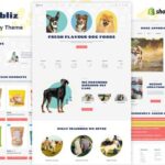 Pet bliz - Shopify Pets Shop Responsive Pet Store Shopify Template, Dog foods & Toys, Multipurpose, 2.0, Pet ecommerce store