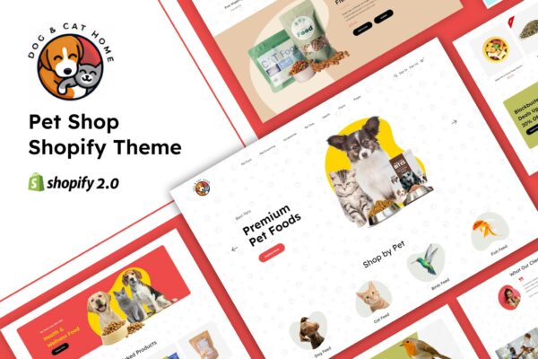 Petster - Pet Shop Shopify Theme Pet Shop, Pet Products & Services eCommerce Shop, Retail, dropshipping, multipurpose, 2.0, suppliers