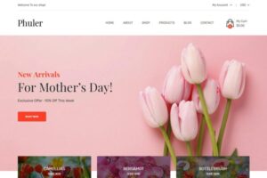 Phuler - Flower Shop Shopify Theme Phuler Shopify Theme offers Theme Color Options, Mega Menu with Image, Drop-down Menu