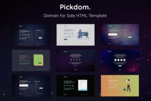 Pickdom - Domain for Sale HTML Template Pickdom is versatile and built based on Bootstrap 5 and looks perfect on any screen sizes.