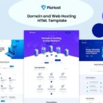 Piohost - Domain and Web Hosting HTML5 Template Domain hosting, web hosting, cloud hosting, technology, startup based business templates,