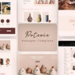 Poterie - Handmade, Ceramic Artist Shopify Theme Handmade Arts, Crafts eCommerce Theme. Planting Pots, Garden Accessories Shop. Interior Wall Arts.