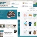 Printcity - Print Shop Shopify Theme Printing e-commerce store, Gifts, Promotional products, Technology, Business cards, Marketing trends