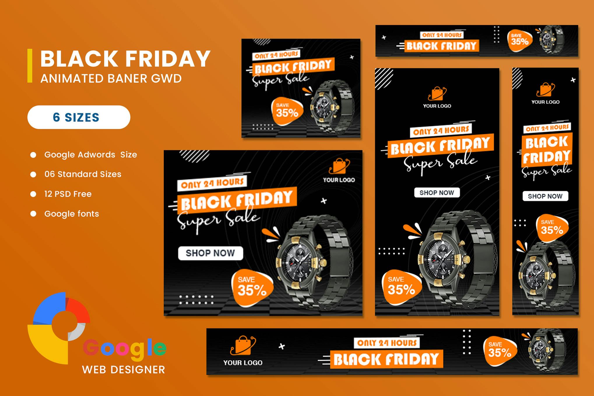 Product Sale Black Friday Banner Set Template Product Sale Black Friday Banner Set Template