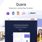 Quara - Responsive Landing Page Template Quara is a multi-purpose HTML template built using the latest Bootstrap v5.1.1. Template