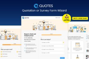 Quote - Quotation or Survey Form Wizard Create Quotations or Survey Wizard in order to catch new potential customers and useful data