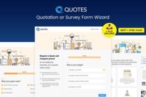Quote - Quotation or Survey Form Wizard Create Quotations or Survey Wizard in order to catch new potential customers and useful data