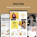 RedStorm - Sectioned Responsive Shopify Theme Creative Drag & Drop Sectioned Responsive Shopify Theme