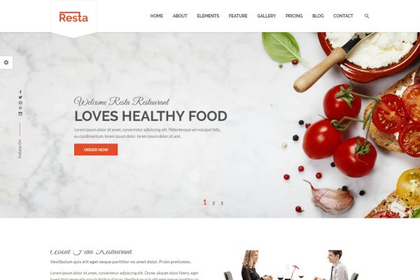 Resta - Restaurant HTML Template Resta is a premium restaurant template is designed for anyone in the restaurant or hospitality.