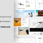 Robirds - Minimal Single Product Shopify Theme Simple Clean Responsive Shopify Theme for Minimal & One Page, Single Product Shop eCommerce Websites