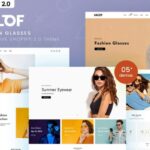 Salof - Fashion Glasses Shopify 2.0 Theme Fashion Glasses Responsive Shopify 2.0 Theme