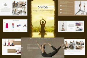 Shilpa - Yoga Store & Fitness Shopify Theme Healthcare and Meditation, Yoga Online Courses, Classes and Wellness Spa Beauty Products Shop Theme