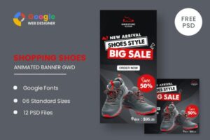 Shoes Products HTML5 Banner Ads GWD Shoes Products HTML5 Banner Ads GWD