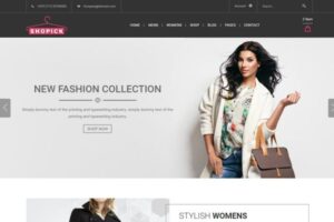 Shopick - eCommerce Responsive Bootstrap Template Fashion Clothing eCommerce Bootstrap Template