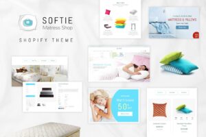 Softie | Beds & Mattress Shopify Theme Responsive & Fully CUstomizable Pillow, Mattress and Bed Shop Shopify Theme. Sofa Covers, Interiors.