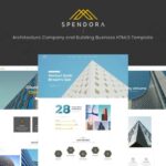 Spendora - Architecture and Building HTML Template Architecture, Interior Design, Home Decor, Decoration, Art Decor, free ecommerce portfolio