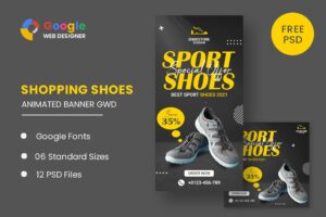 Sport Shoes HTML5 Banner Ads GWD Sport Shoes HTML5 Banner Ads GWD