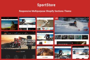 SportStore - Multipurpose Sections Shopify Theme A feature-rich Shopify theme for sports, sports-wear, sports accessories & multipurpose store