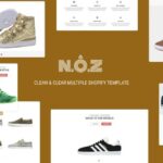 ST Shoes Store Shopify Theme Shopify Theme Sections, Multiple layout header, footer, content
