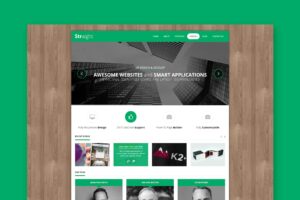 Straight - Creative Flat HTML Template Creative Flat HTML Template